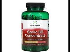 Garlic Oil - Ulei Usturoi Concentrat 1500 mg 500 Capsule, Swanson